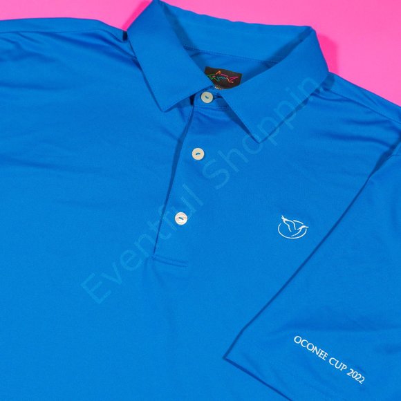 Greg Norman Collection Other - Greg Norman PlayDry Reynolds Lake Oconee Cup 2022 Golf Polo Shirt in Blue Size L